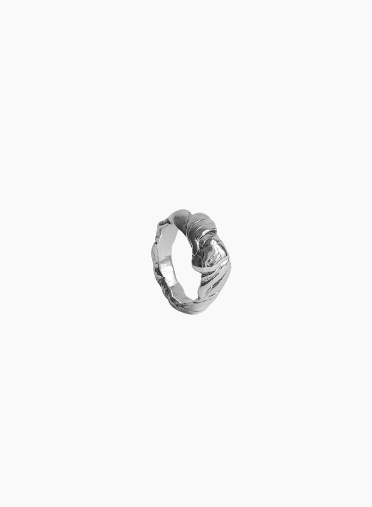 barque silver ring