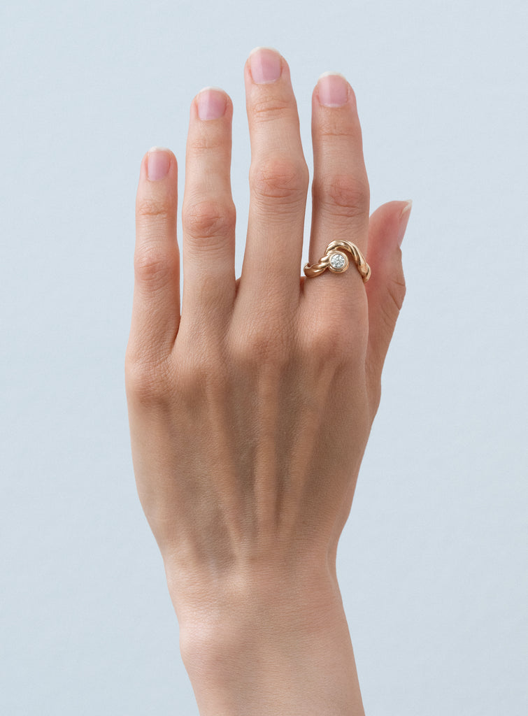 Cloud Diamond Ring