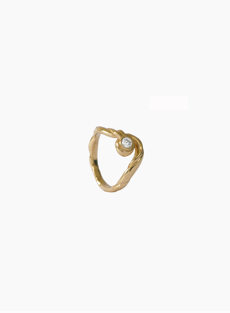 Petite Cloud Diamond Ring