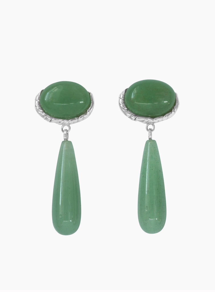 Embleme Grande Aventurine Earrings