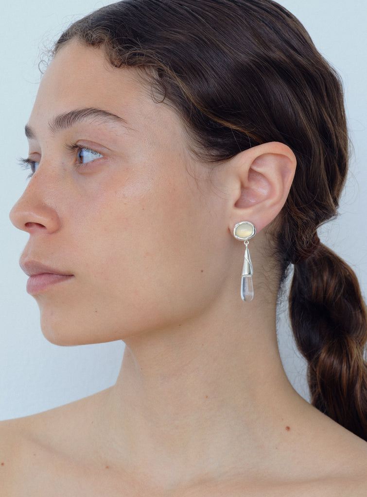 Kamma crystal earrings
