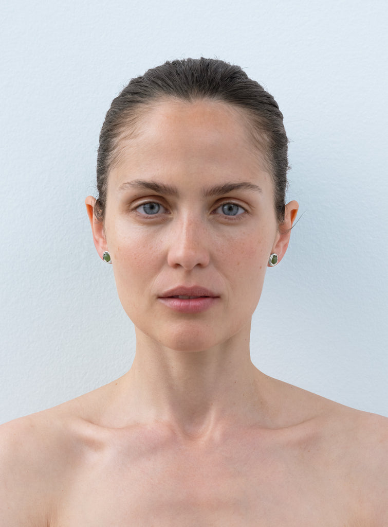 Petite Aya Jade Earrings