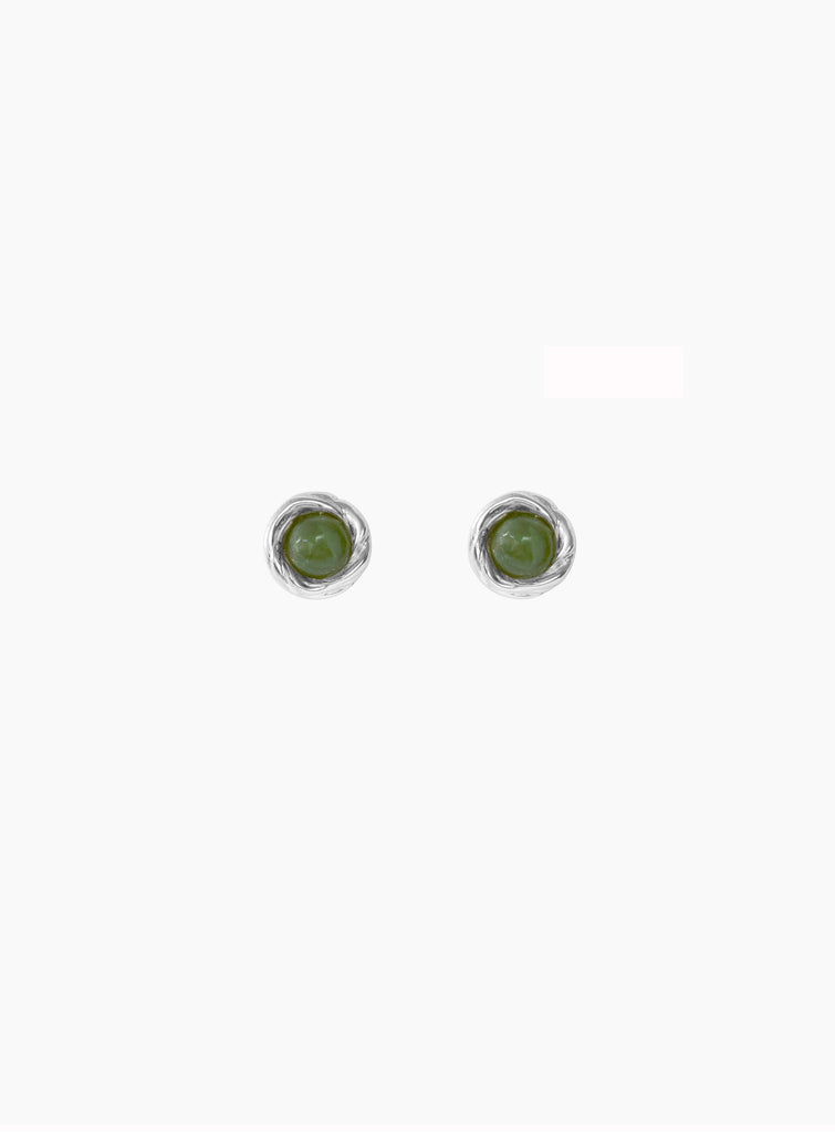 Petite Aya Jade Earrings