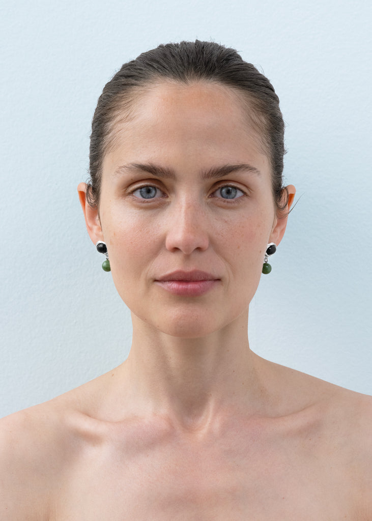 Petite Kamma Jade Earrings