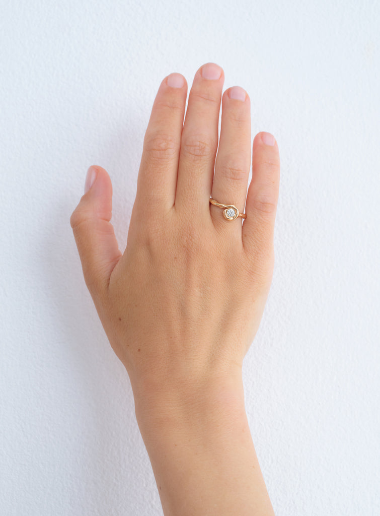 Petite Lago Diamond Ring