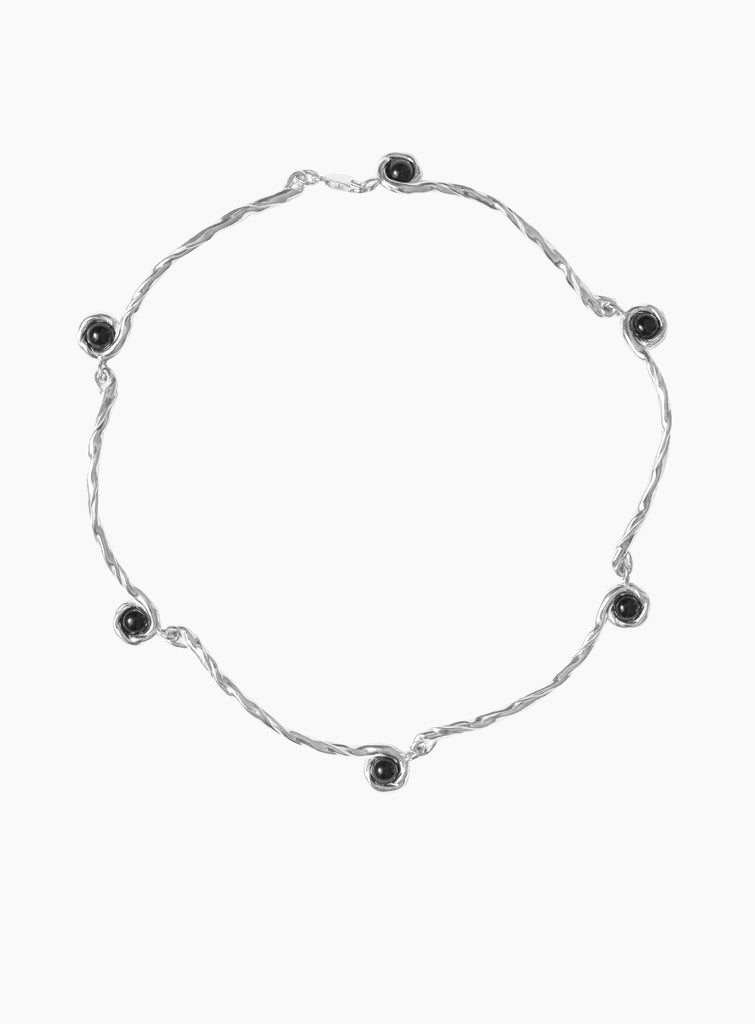 Petite Lago Onyx Necklace