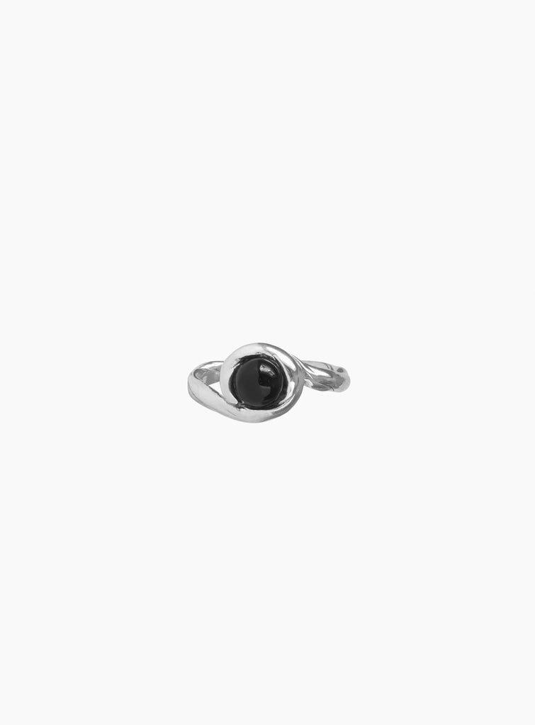 Petite Lago Onyx Ring