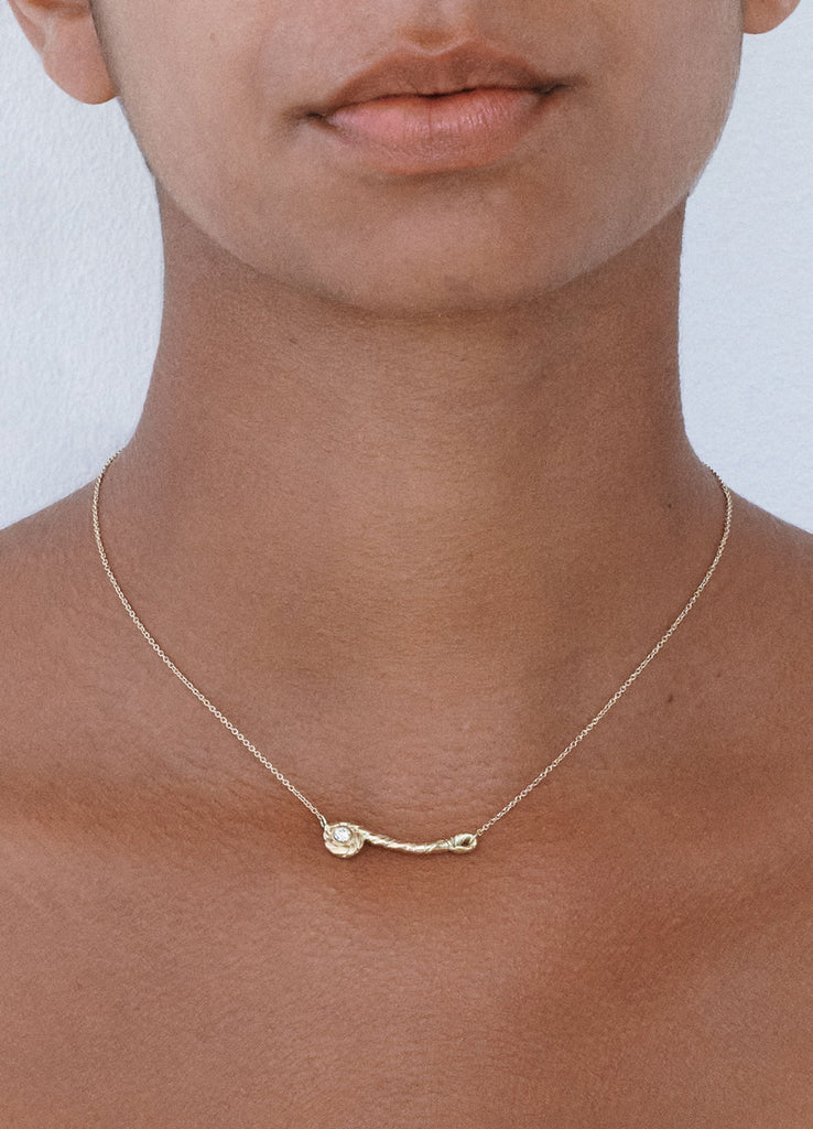 Petite Lago Diamond Necklace